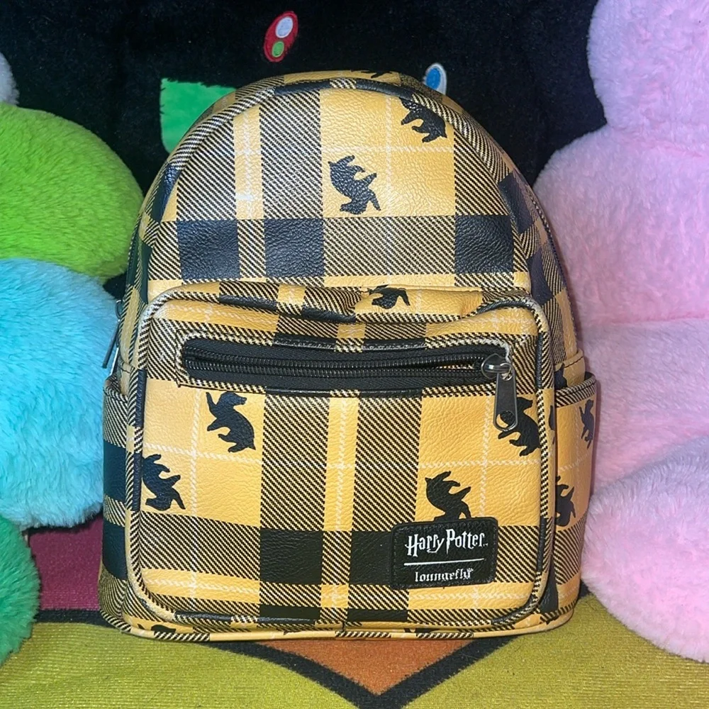 Plaid Harry Potter LoungeFly Mini Backpack